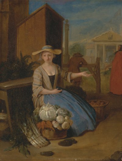 Venditore di verdure, Covent Garden da Pieter Angillis